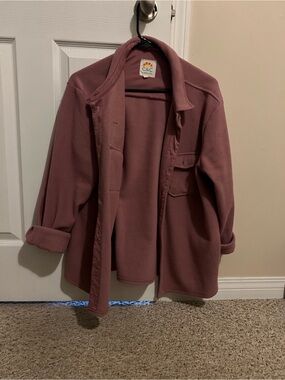 Vintage C&C California Rose Fleece Shacket